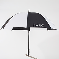 JuCad golf umbrella_black-white_JS-SW
